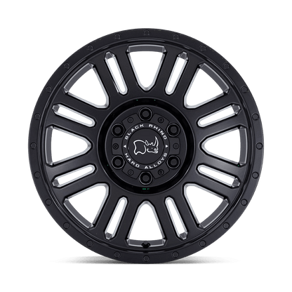 16x8 Black Rhino Yellowstone Matte Black Wheel 6x130 (45mm)