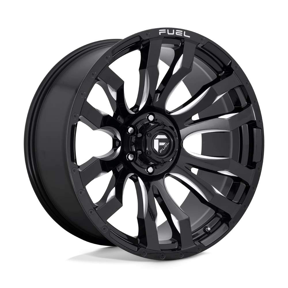 20x10 Fuel D673 Blitz Gloss Black Milled Wheel 6x5.5 (-18mm)