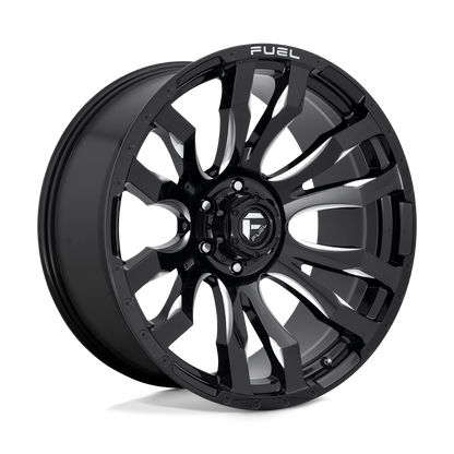 20x10 Fuel D673 Blitz Gloss Black Milled Wheel 6x5.5 (-18mm)