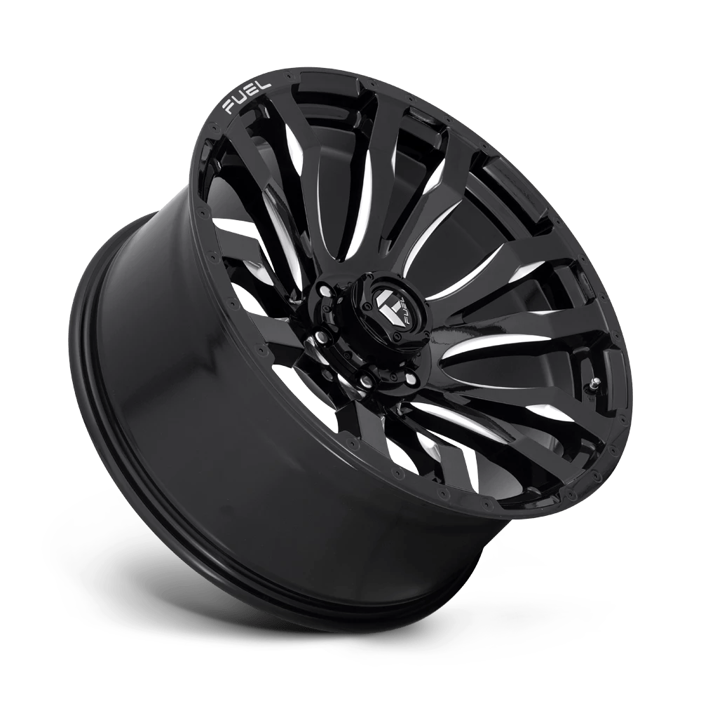 20x10 Fuel D673 Blitz Gloss Black Milled Wheel 6x5.5 (-18mm)
