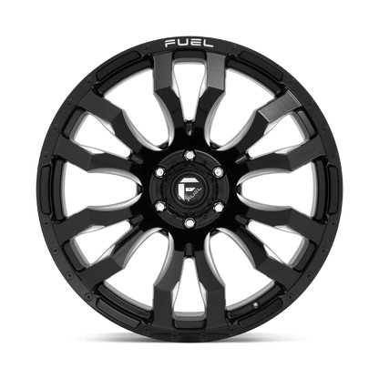 20x10 Fuel D673 Blitz Gloss Black Milled Wheel 6x5.5 (-18mm)