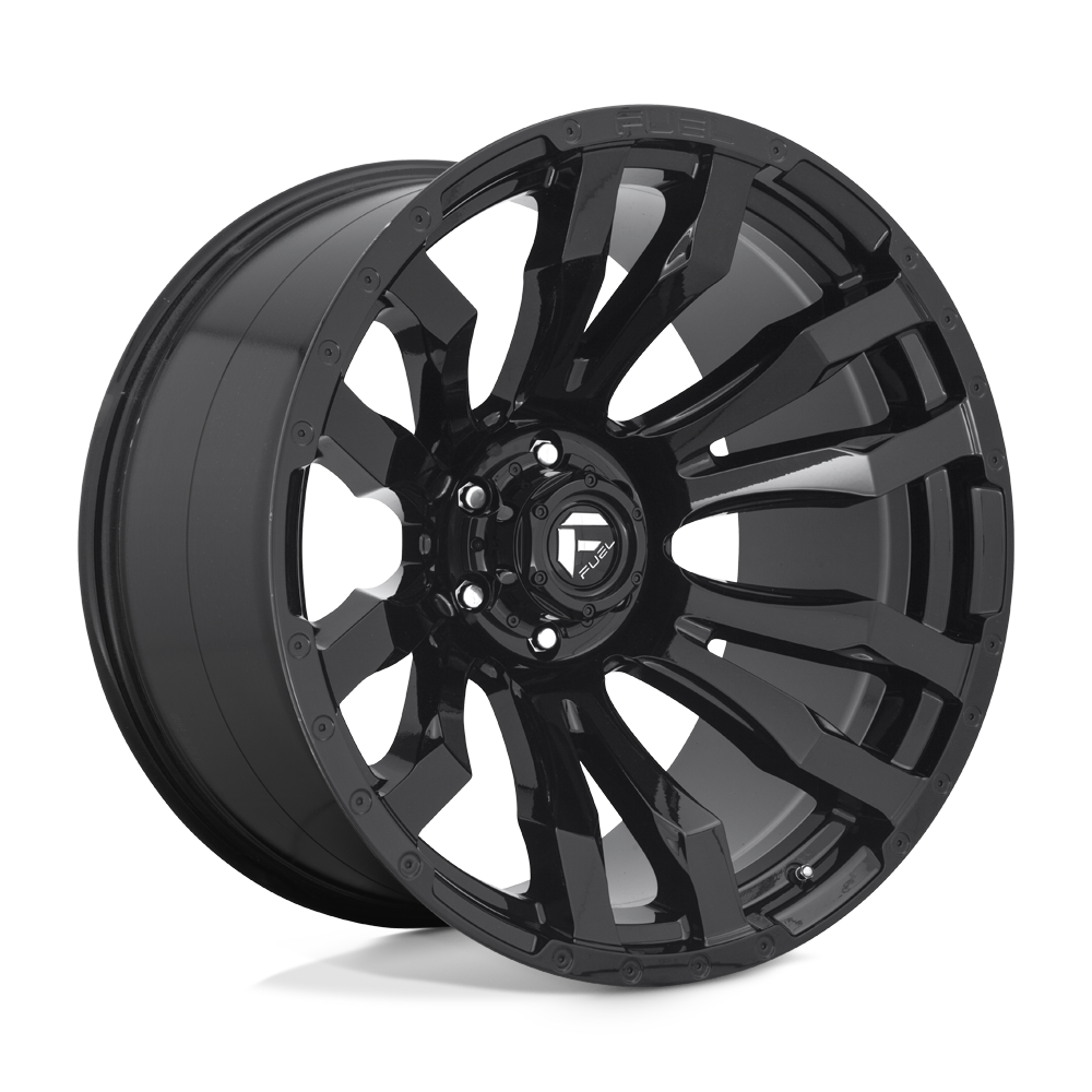 20x9 Fuel D675 BLITZ Gloss Black Wheel 5x5 (1mm)