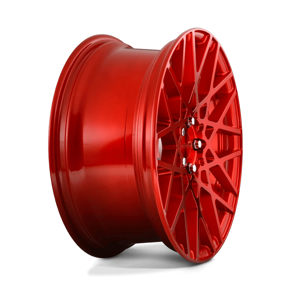 18x8.5 Rotiform R109 BLQ Candy Red Wheel 5x112 (45mm)