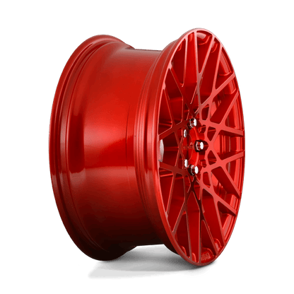 18x8.5 Rotiform R109 BLQ Candy Red Wheel 5x112 (45mm)