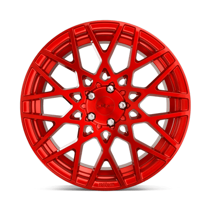 18x8.5 Rotiform R109 BLQ Candy Red Wheel 5x112 (45mm)