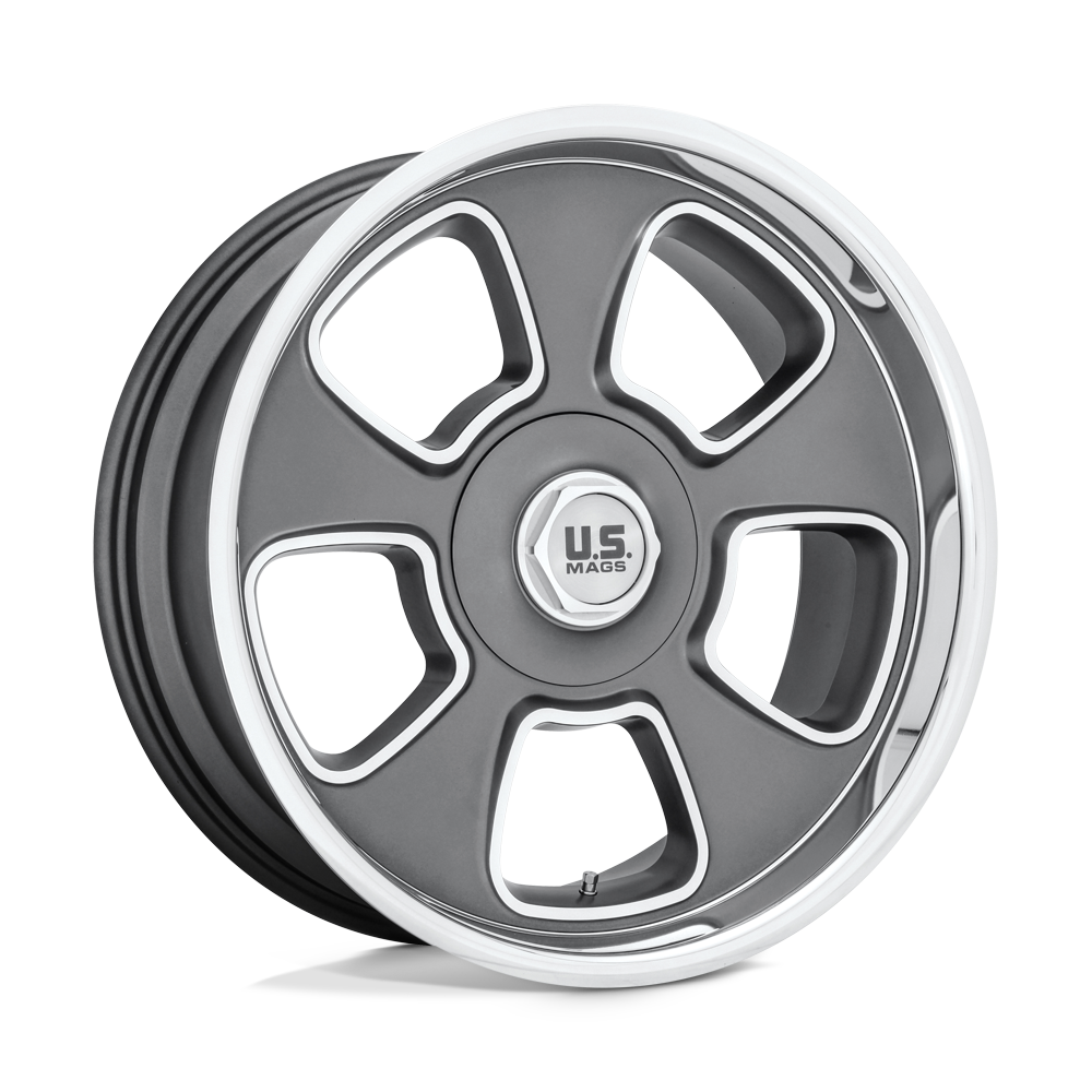 20x8 US Mags U125 BOULEVARD MATTE GUN METAL Wheel 5x5/5x5.5 (1mm)