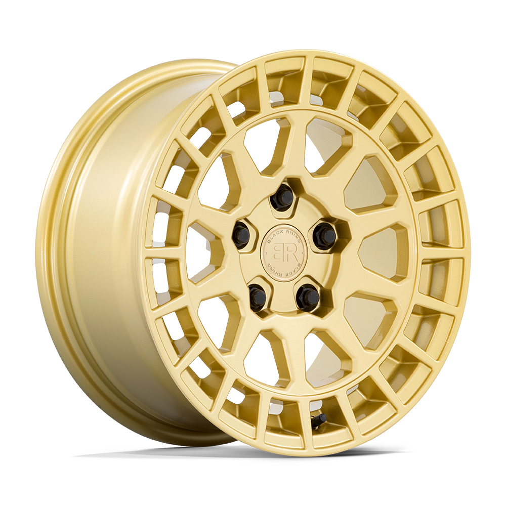 18x8 Black Rhino BOXER GLOSS GOLD Wheel 5x100 (40mm)