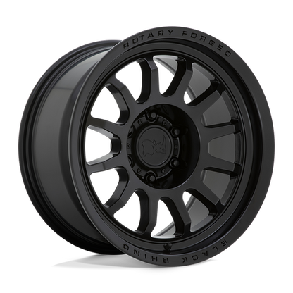 18x9 Black Rhino RAPID Matte Black Wheel 6x5.5 (12mm)