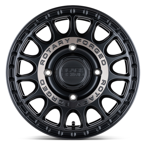 15x7 Black Rhino Sandstorm Semi Gloss Black Machined Tint UTV Wheel 4x156 (36mm)