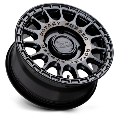 15x7 Black Rhino Sandstorm Semi Gloss Black Machined Tint UTV Wheel 4x156 (36mm)