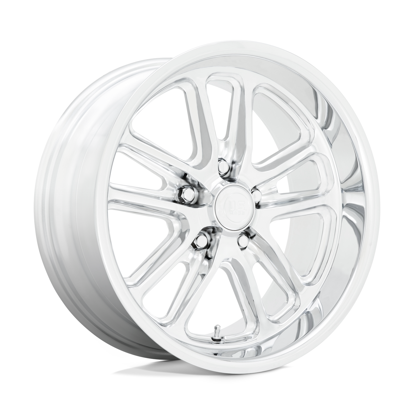 18x8 US Mags U131 Bullet Chrome Wheel 5x4.75 (1mm)