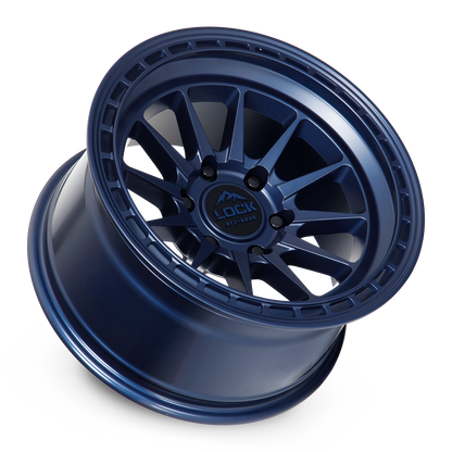 17x9 Lock Off-Road Baja Matte Blue Wheel 6x135 (-12mm)