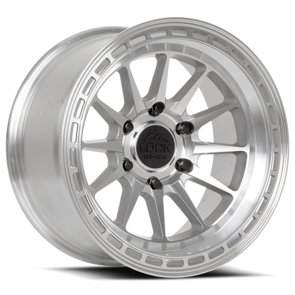 17x8 Lock Off-Road Baja Machine With Clear Coat Wheel 5x4.5 (40mm)