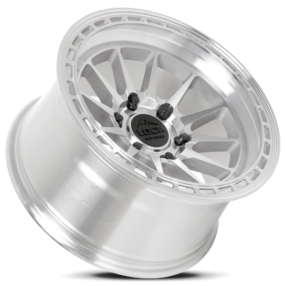 17x8 Lock Off-Road Baja Machine With Clear Coat Wheel 5x4.5 (40mm)
