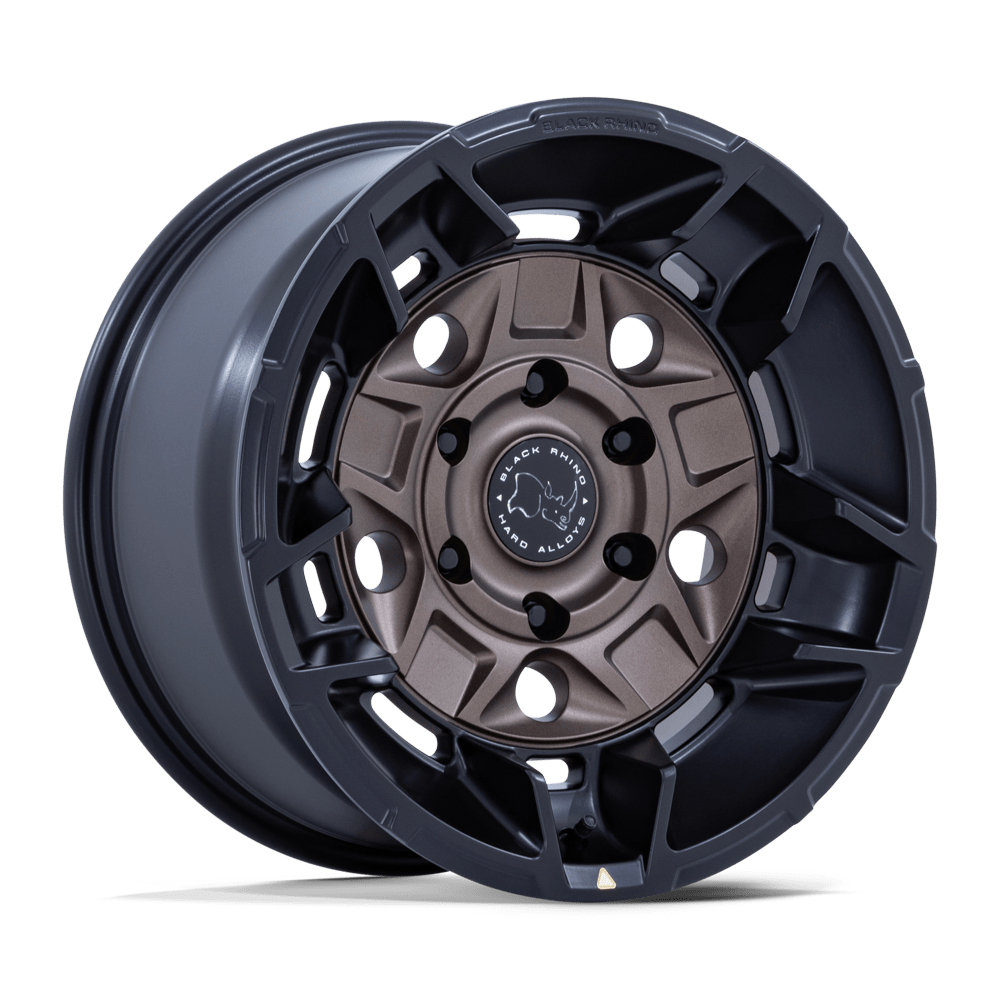 17x8.5 Black Rhino BR028 Guard Burnt Bronze Matte Black Wheel 6x5.5 (0mm)