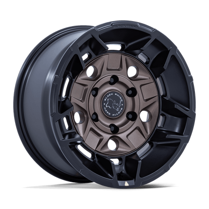 17x8.5 Black Rhino BR028 Guard Burnt Bronze Matte Black Wheel 6x5.5 (0mm)