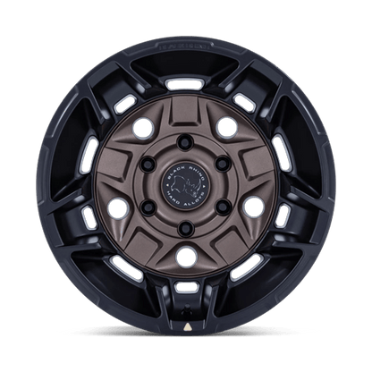 17x8.5 Black Rhino BR028 Guard Burnt Bronze Matte Black Wheel 5x5 (0mm)