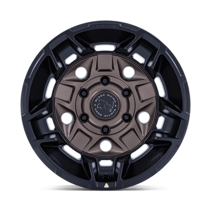 17x8.5 Black Rhino BR028 Guard Burnt Bronze Matte Black Wheel 6x5.5 (25mm)