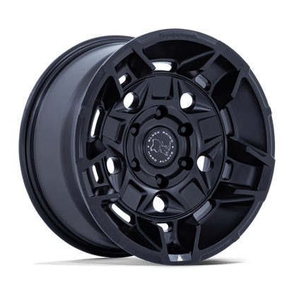 17x8.5 Black Rhino Hard Alloys BR028 Guard Matte Black Wheel 6x5.5 (0mm)