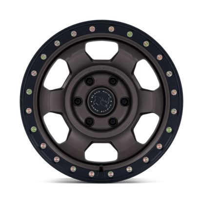17x8.5 Black Rhino BR029 Trooper Burnt Bronze Matte Black Wheel 6x5.5 (-10mm)