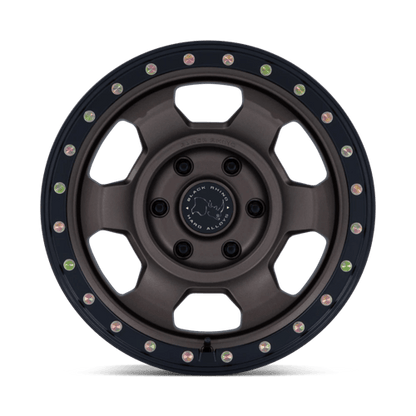 17x8.5 Black Rhino BR029 Trooper Burnt Bronze Matte Black Wheel 6x5.5 (0mm)