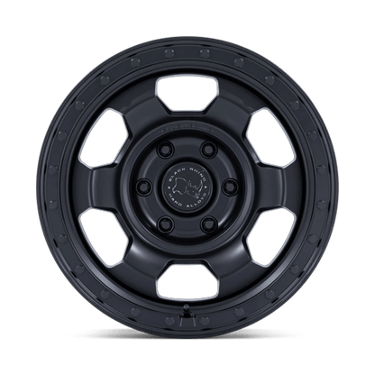 17x8.5 Black Rhino Hard Alloys BR029 Trooper Matte Black Wheel 6x5.5 (0mm)