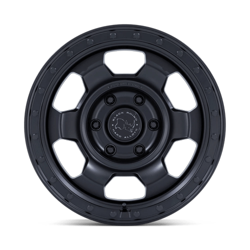 17x8.5 Black Rhino Hard Alloys BR029 Trooper Matte Black Wheel 5x130 (25mm)