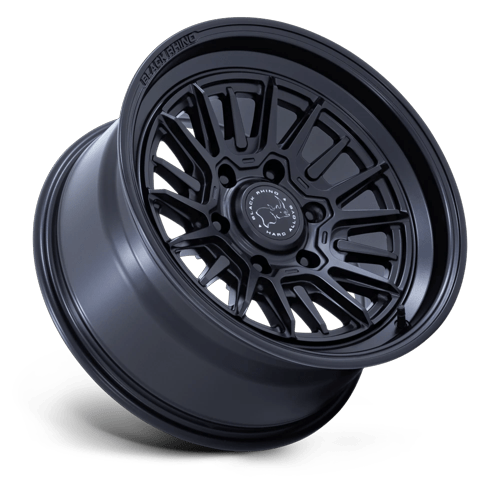 17x8.5 Black Rhino Hard Alloys BR030 Taleo Matte Black Wheel 6x5.5 (35mm)