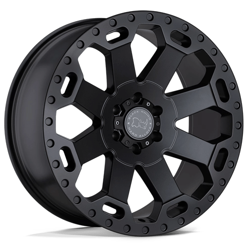 17x8 Black Rhino Warlord Matte Black Wheel 5x120 (35mm)