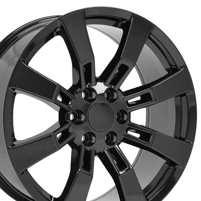22x9 OE Wheels CA82 Gloss Black Wheel 6x5.5 (31mm)