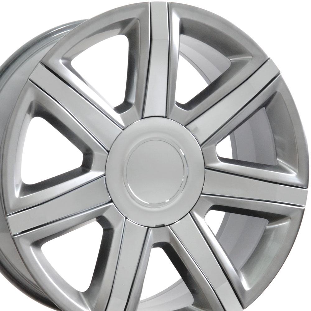 22x9 OE Wheels CA87 Hyper Silver Wheel 6x5.5 (31mm)
