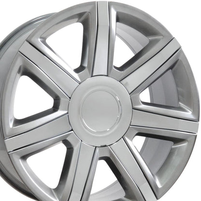 22x9 OE Wheels CA87 Hyper Silver Wheel 6x5.5 (31mm)