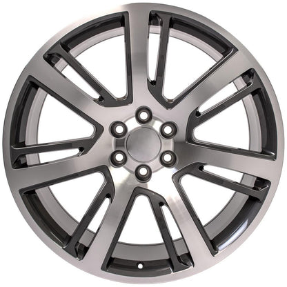 24x10 OE Wheels CA88 Gunmetal Machined Wheel 6x5.5 (31mm)