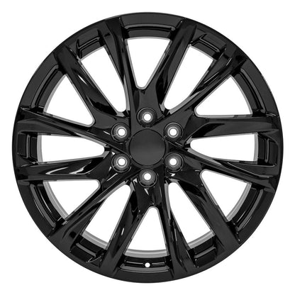 22x9 OE Wheels CA90 Gloss Black Wheel 6x5.5 (28mm)
