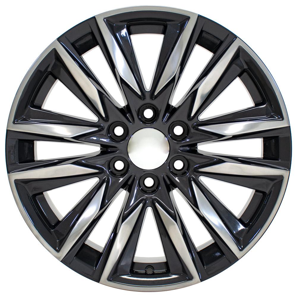 20x9 OE Wheels CA91 Gunmetal with Polished Face Wheel 6x5.5 (28mm)