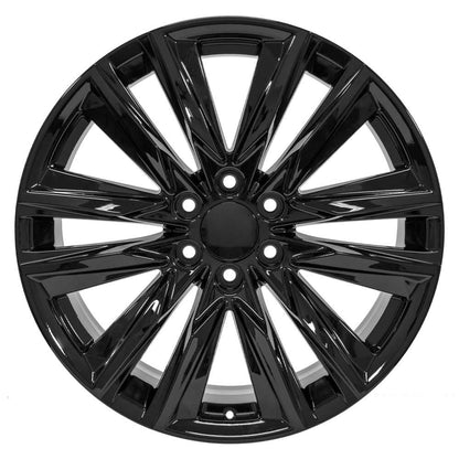 22x9 OE Wheels CA91 Gloss Black Wheel 6x5.5 (28mm)