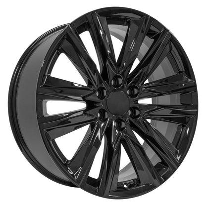 22x9 OE Wheels CA91 Gloss Black Wheel 6x5.5 (28mm)