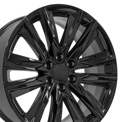 22x9 OE Wheels CA91 Gloss Black Wheel 6x5.5 (28mm)