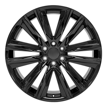 24x10 OE Wheels CA91 Gloss Black Wheel 6x5.5 (28mm)