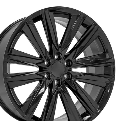 24x10 OE Wheels CA91 Gloss Black Wheel 6x5.5 (28mm)