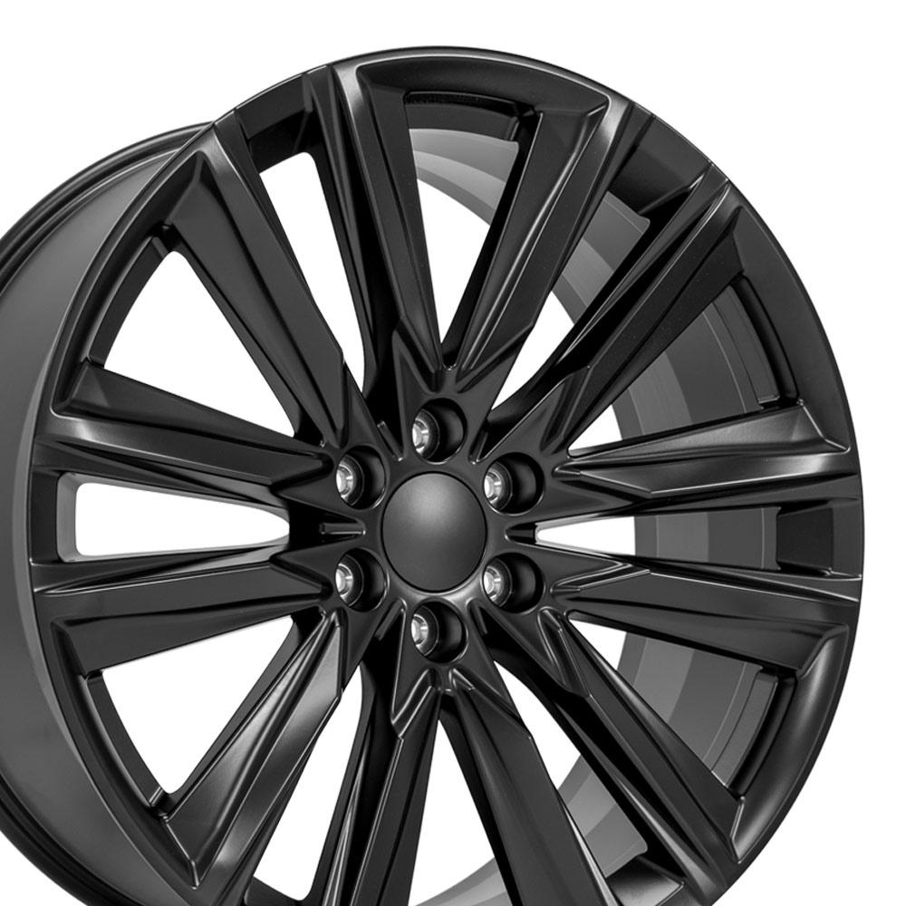 24x10 OE Wheels CA91 Satin Black Wheel 6x5.5 (28mm)