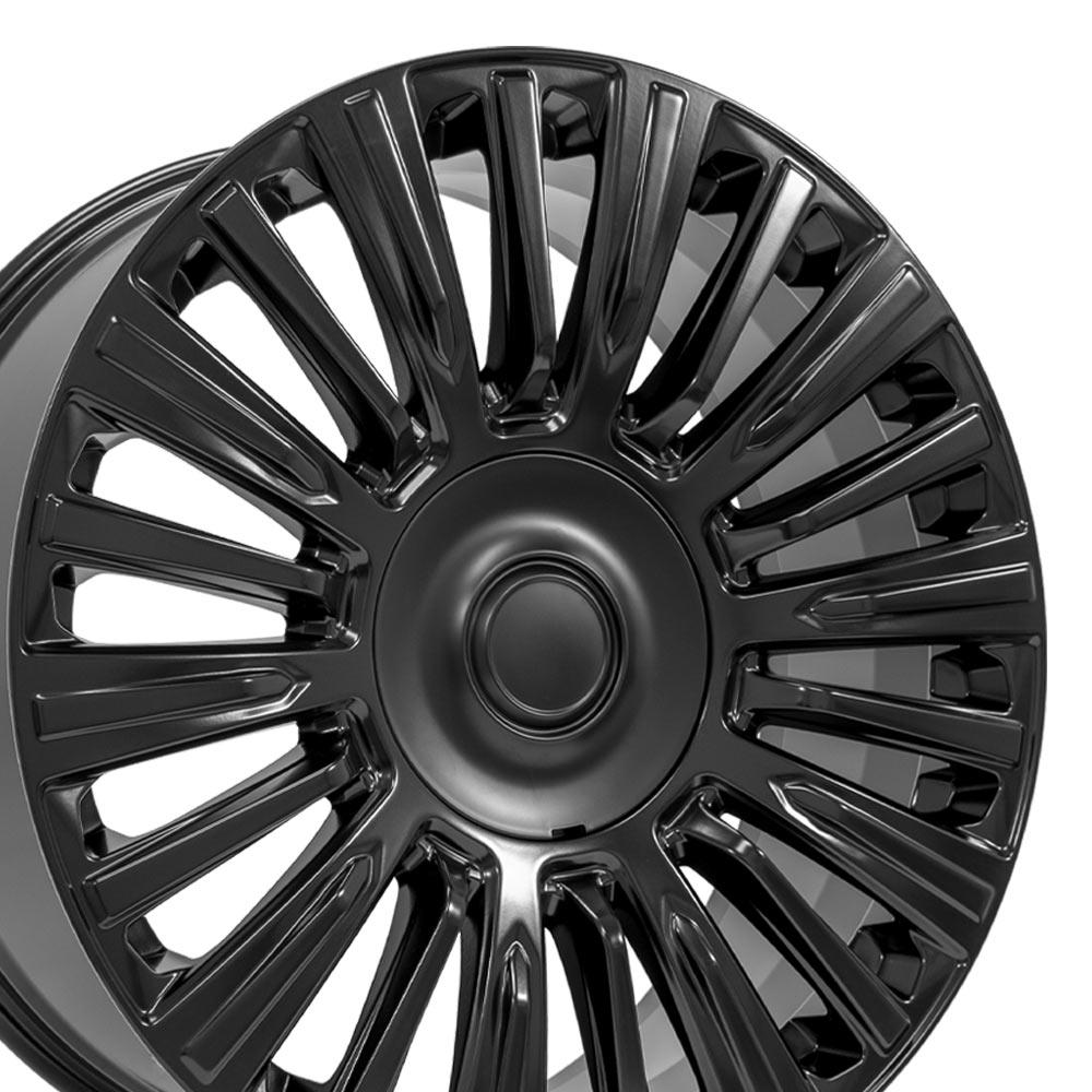 22x9 OE Wheels CA92 Satin Black Wheel 6x5.5 (28mm)