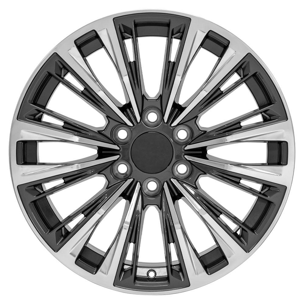 20x9 OE Wheels CA93 Gunmetal with Polished Face Wheel 6x5.5 (28mm)
