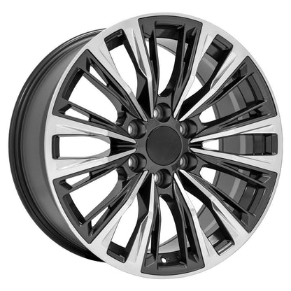 20x9 OE Wheels CA93 Gunmetal with Polished Face Wheel 6x5.5 (28mm)