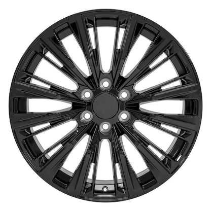 22x9 OE Wheels CA93 Gloss Black Wheel 6x5.5 (28mm)
