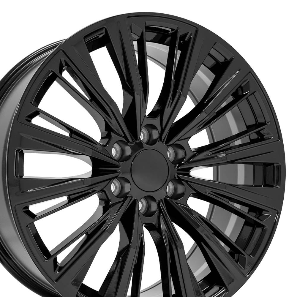 22x9 OE Wheels CA93 Gloss Black Wheel 6x5.5 (28mm)