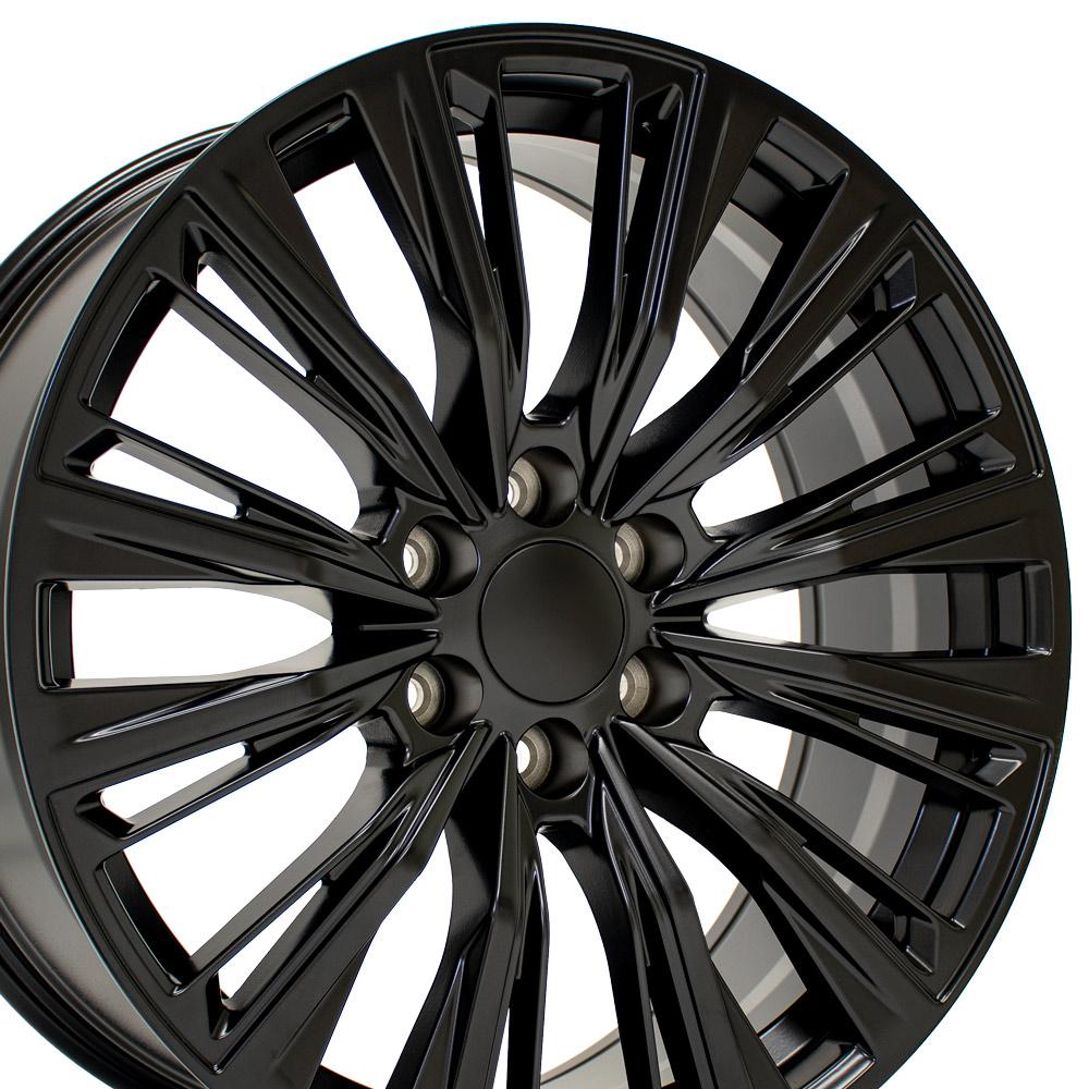 22x9 OE Wheels CA93 Satin Black Wheel 6x5.5 (28mm)