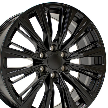 22x9 OE Wheels CA93 Satin Black Wheel 6x5.5 (28mm)