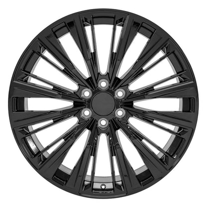 24x10 OE Wheels CA93 Gloss Black Wheel 6x5.5 (28mm)