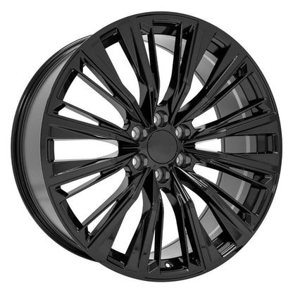 24x10 OE Wheels CA93 Gloss Black Wheel 6x5.5 (28mm)
